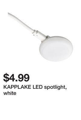 Ikea Kapplake led spotlight, white offer