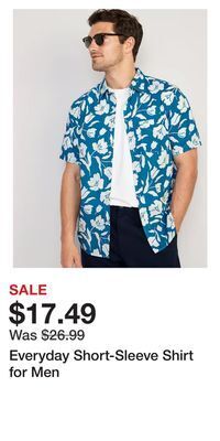 Old Navy Everyday short-sleeve shirt for men offer
