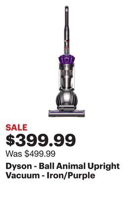 Best Buy Dyson - ball animal upright vacuum - iron/purple offer