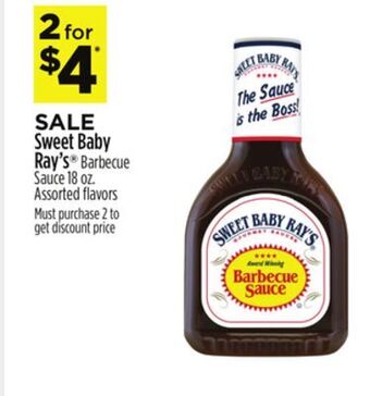 Dollar General Sweet baby ray's® barbecue sauce offer