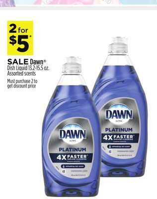 Dollar General Dawn® dish liquid offer