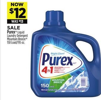 Dollar General Purex® liquid laundry detergent mountain breeze® offer