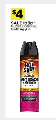 Dollar General Hot shot® ant, roach & spider offer
