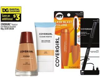 Dollar General Covergirl® facial or eye makeup offer