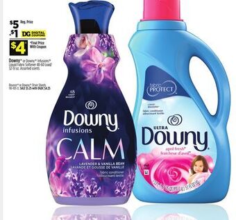Dollar General Downy® or downy® infusions liquid fabric softener offer