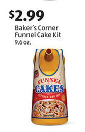 Aldi Baker's Corner Funnel Cake Kit 9.6 oz. offer
