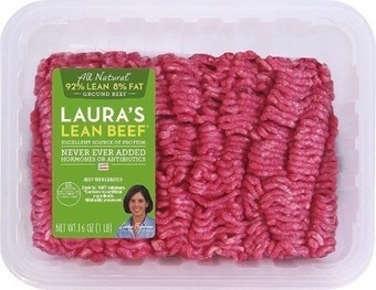 Kroger Laura's 92% lean ground beef offer