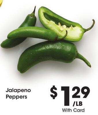 Kroger Jalapeno peppers offer