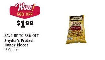 Grocery Outlet Pretzel honey pieces offer