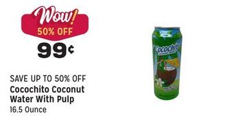 Grocery Outlet Coconut water with pulp offer