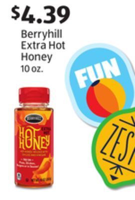 Aldi Berryhill extra hot honey offer