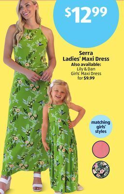 Aldi Serra ladies' maxi dress offer