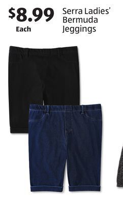 Aldi Serra ladies' bermuda jeggings offer