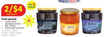 Lidl Fruit spread offer