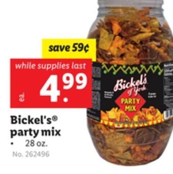 Lidl Bickel's® party mix offer