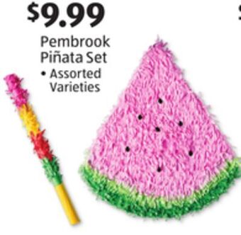 Aldi Pembrook piñata set offer