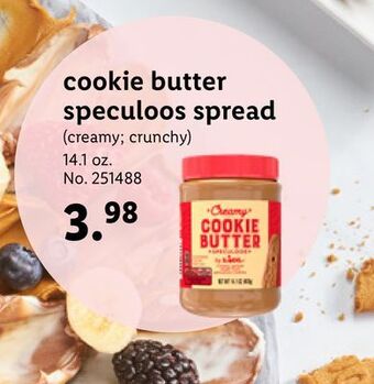 Lidl Cookie butter speculoos spread offer