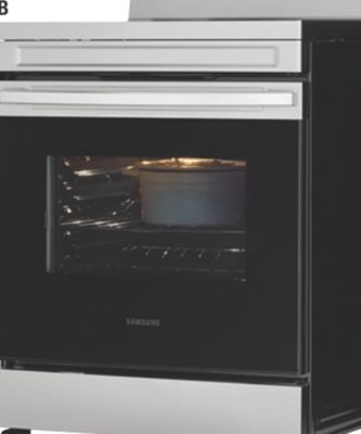 The Home Depot Samsung 6.3 cu. ft. stainless steel smart electric range offer