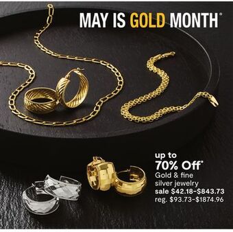 JC Penney Gold & fine silver jewelry offer