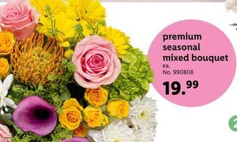 Lidl Premium seasonal mixed bouquet offer
