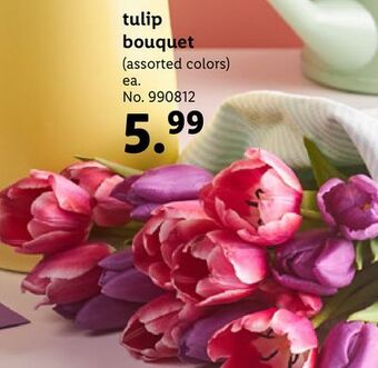 Lidl Tulip bouquet offer