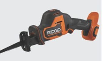 The Home Depot Ridgid 18v subcompact brushless one handed reciprocating saw offer