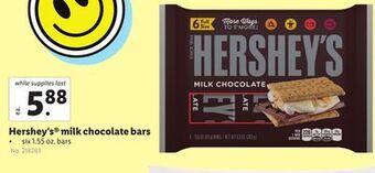 Lidl Hershey's® milk chocolate bars offer