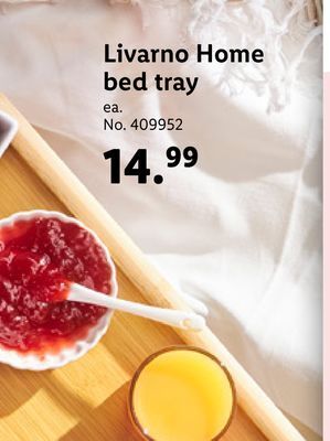 Lidl Livarno home bed tray offer
