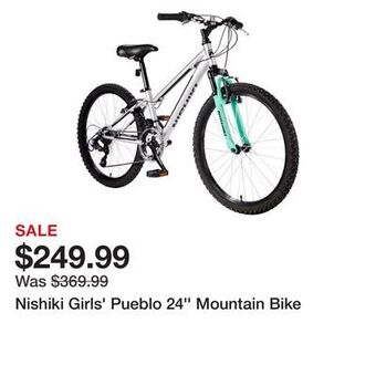 Dick's Sporting Goods Nishiki girls' pueblo 24'' mountain bike offer