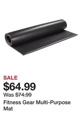 Dick's Sporting Goods Fitness gear multi-purpose mat offer