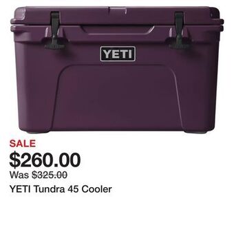 Dick's Sporting Goods Yeti tundra 45 cooler offer
