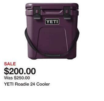 Dick's Sporting Goods Yeti roadie 24 cooler offer