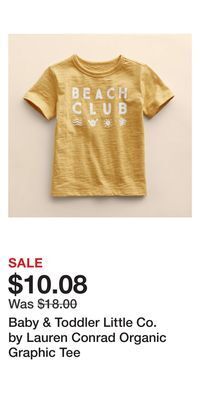 Kohl's Baby & toddler little co. by lauren conrad organic graphic tee offer