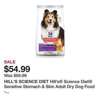 Petsmart Hill's® science diet® sensitive stomach & skin adult dry dog food - chicken & barley offer