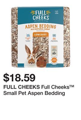 Petsmart Full cheeks™ small pet aspen bedding offer