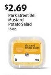 Aldi Park Street Deli Mustard Potato Salad 16 oz offer