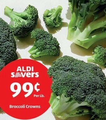 Aldi Broccoli Crowns offer