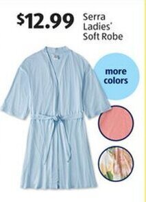 Aldi Serra Ladies' Soft Robe offer
