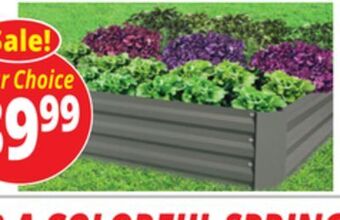 Ocean State Job Lot Metal raised garden bed offer