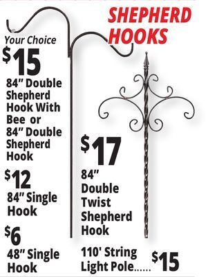 Ocean State Job Lot Shepherd hooks offer