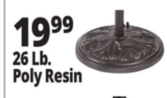 Ocean State Job Lot Polyresin umbrella base, 26 lbs offer