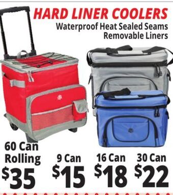 Ocean State Job Lot Hard lined coolers offer