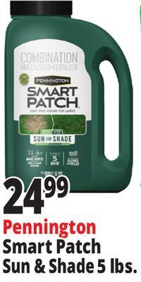Ocean State Job Lot Pennington smart patch grass seed fertilizer mulch, 5 lbs offer