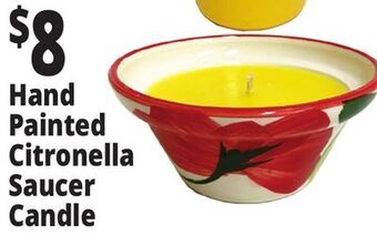 Ocean State Job Lot Citronella saucer candle offer