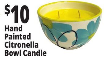 Ocean State Job Lot Citronella bowl candle offer
