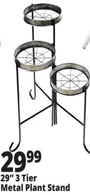 Ocean State Job Lot 29 3 tier metal plant stand offer