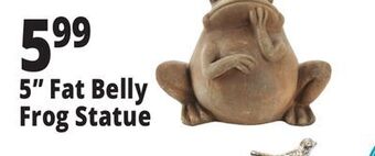 Ocean State Job Lot 5 fat belly frog statue offer