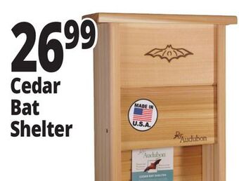 Ocean State Job Lot Cedar bat shelter offer