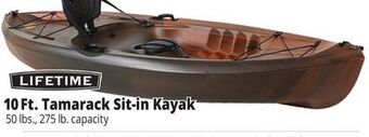 Ocean State Job Lot Lifetime tamarack 10' sit-on kayak offer