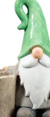 Ocean State Job Lot 16.5 gnome with flower pot offer